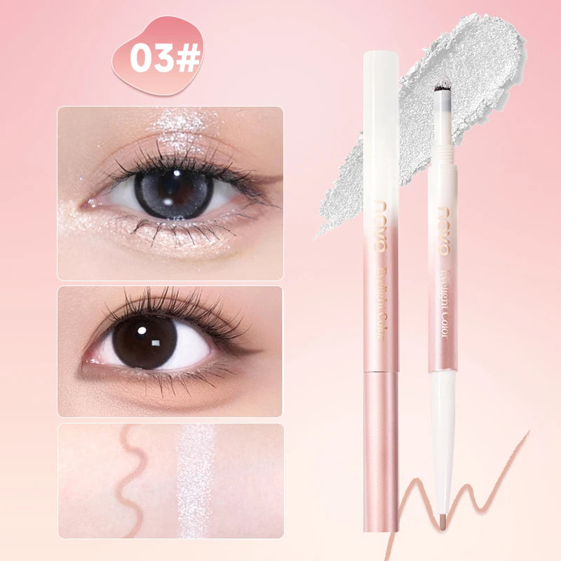 Dual-ended Eye Contour Under-eye Highlighter Pen Matte Shimmer Qme 03