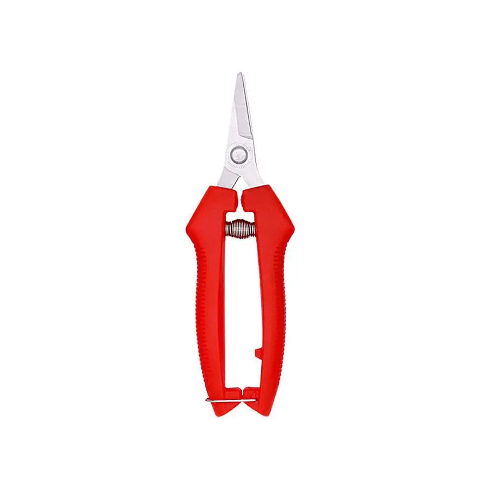 One-handed Sharp Blade Pruning Shears Branch Grass Garden Fruit Tree Trimming Scissors Knife Non-slip Handle Cutting Knife Tools Qme S
