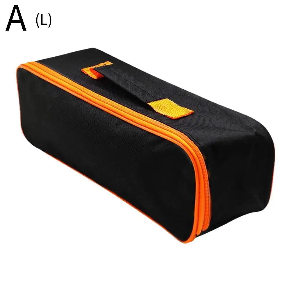 Multifunctional Portable Tool Bag Oxford Cloth Storage Bag Storage Emergency Tool Kit For Small Metal Tool Bag Electrician Tools Qme M black