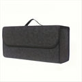 1-Pack Car Trunk Organizer: Foldable, Ergonomic Handle, for SUVs/Sedans/Trucks, Durable Fabric Qme 1pc