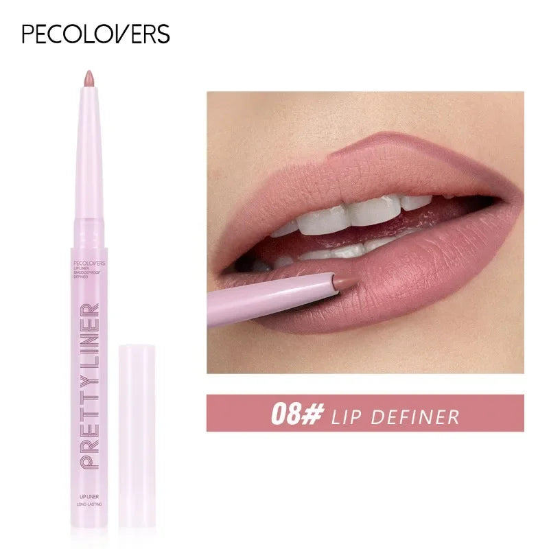 Purple Lip Line Pen Waterproof Pollution Proof Durable Will Not Drop Qme 08