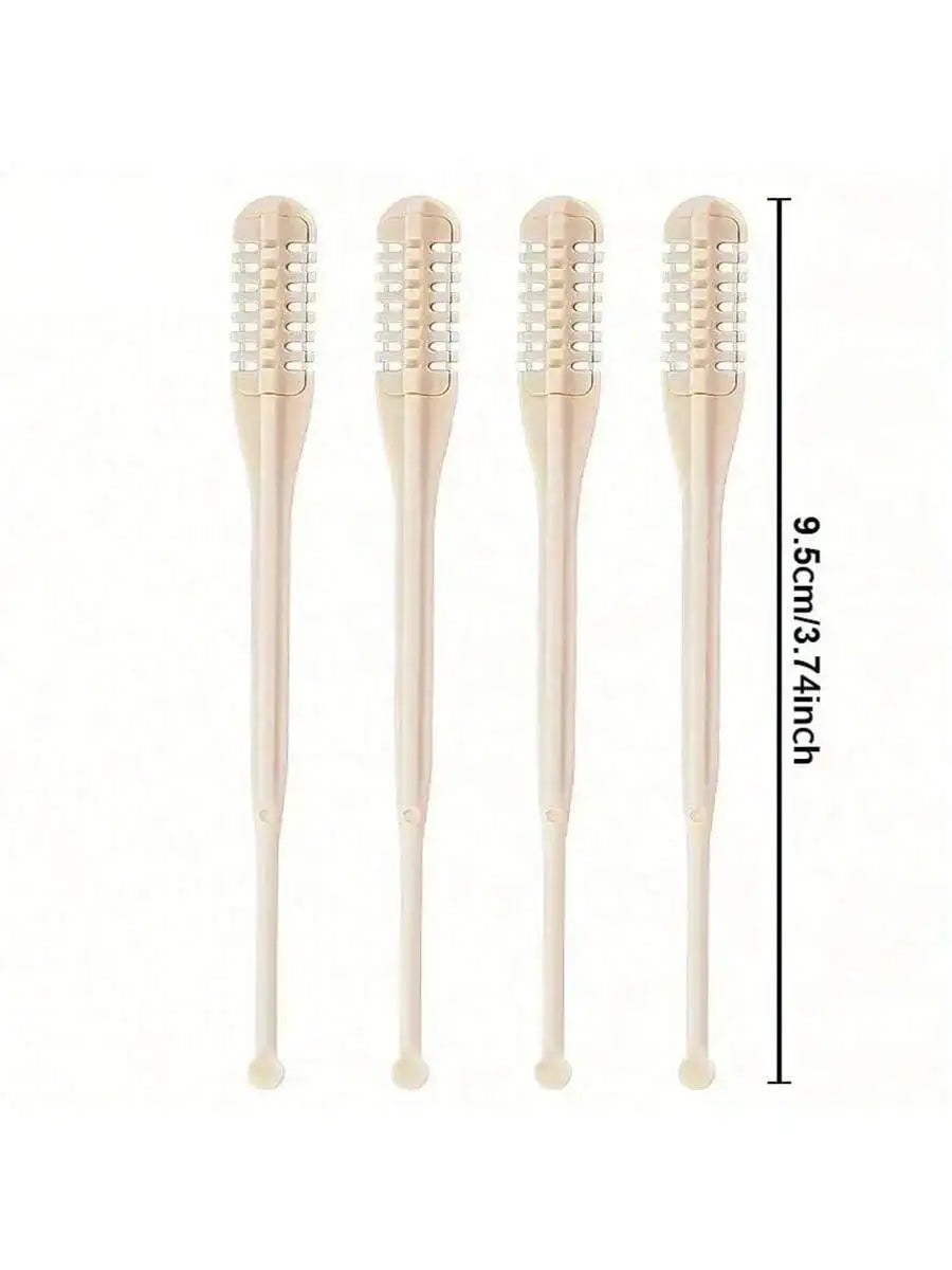 2-piece Upgraded Manual Nose Hair Trimmer Ear Pick Easy Clean No Qme
