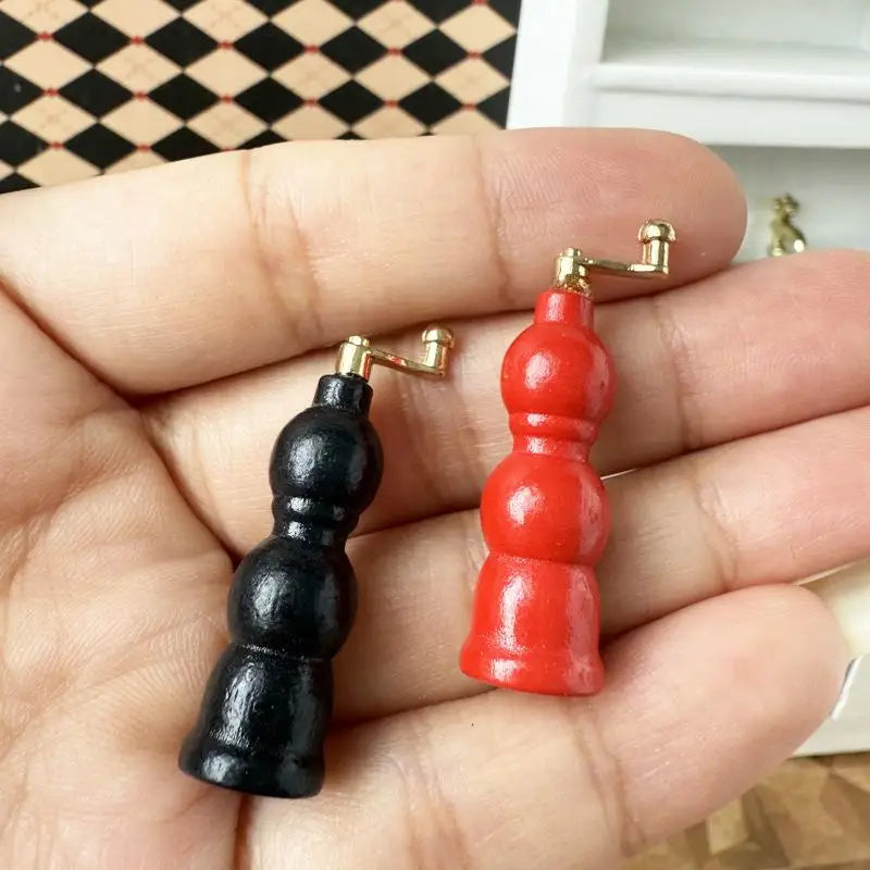 1 12 Dollhouse Miniature Accessories Mini Red Black Grinding Machine Qme