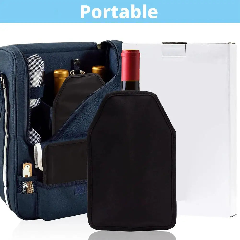 Wine Cooler Sleeve Reusable Ice Bags Beer Champagne Holder Bag Long Qme