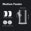 Food Feeder Fish Tank Aquarium Accessories Transparent Arcylic Qme Medium