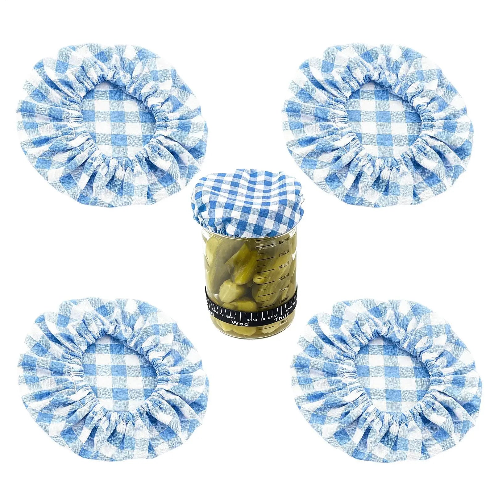 Sourdough Jar Cover 4 Reusable Breathable Bread Fermentation Lids Qme CN