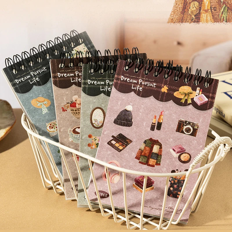 Vintage Country Life Sticker Book, Art Journal Scrapbooking Supplies, Figure & Food Illustrations, Multi-Purpose Gift Stickers Qme