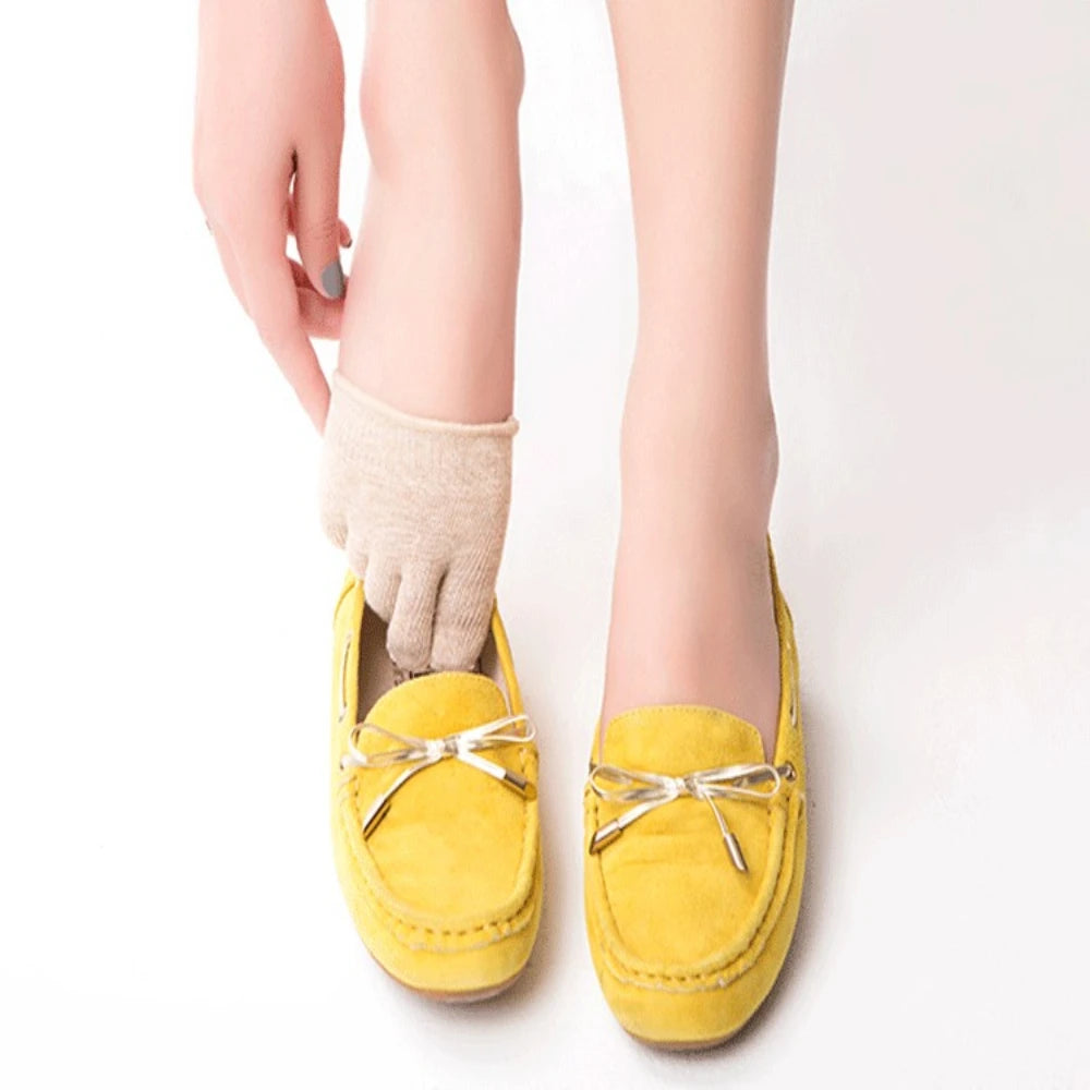 Summer Five Finger Half Palm Socks, Forefoot Pad, Invisible High-Heeled Socks, Non Slip Foot Pads, Split Toe Socks Qme