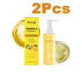 Turmeric Vitamin C Facial Cleanser Cleansing Refreshing Moisturizing for Soft Smooth Skin Purifying Brightening Facial Cleanser Qme 2 x 100ml Boxed