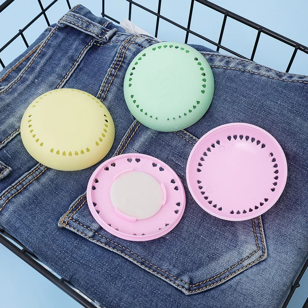 Solid Air Aromatherapy Freshener Toilet Lasting Deodorization Home Wardrobe Car Household Solid Fresheners Self-adhesive 6pcs Qme