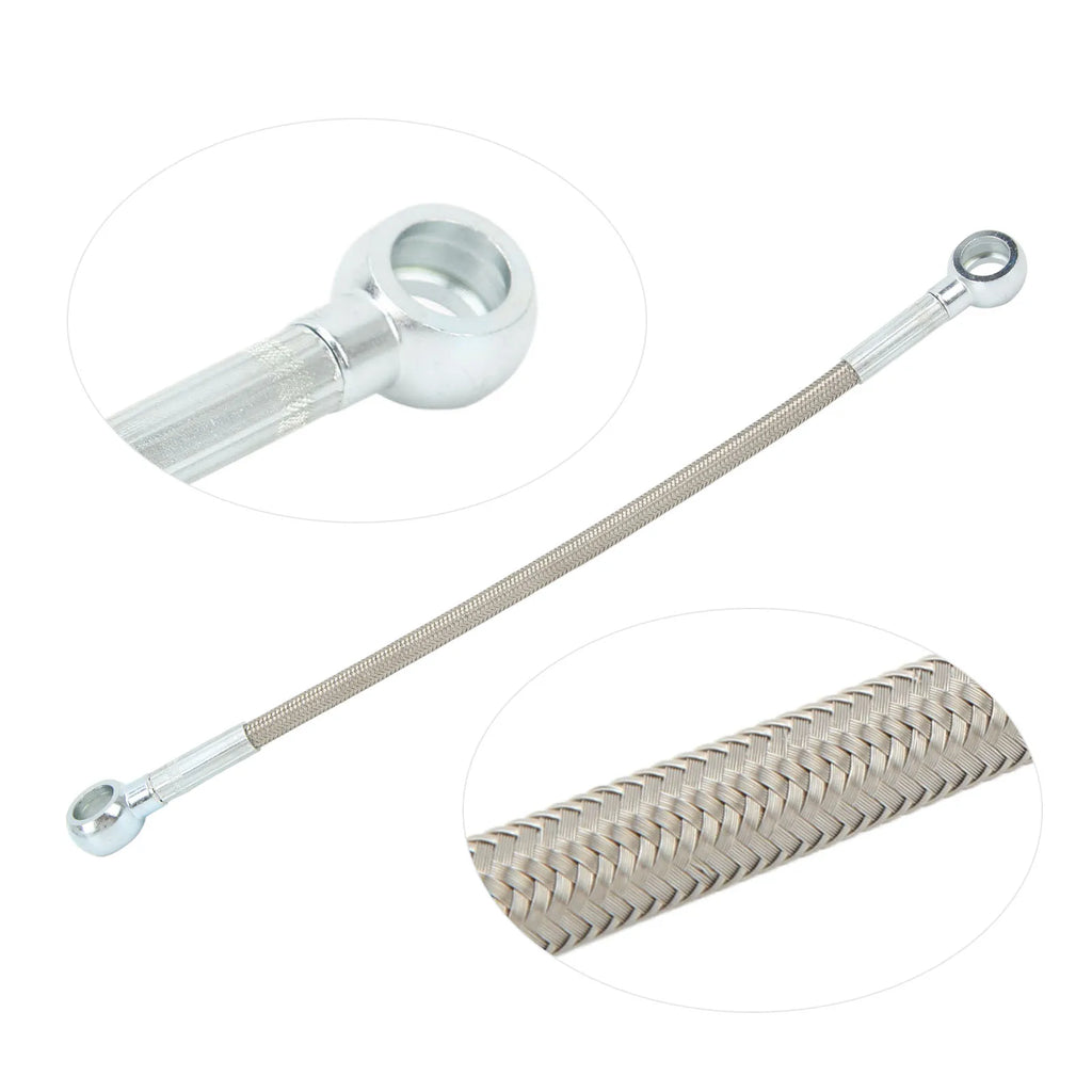 Turbocharger Oil Supply Line Oil Supply Line 11361705532 Easy Installation Stainless Steel Leak Resistant for E36 E46 E39 Qme