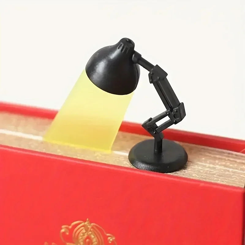 1pc Unique Cartoon Desk Lamp Shape Bookmark - Perfect for Office Stationery Qme
