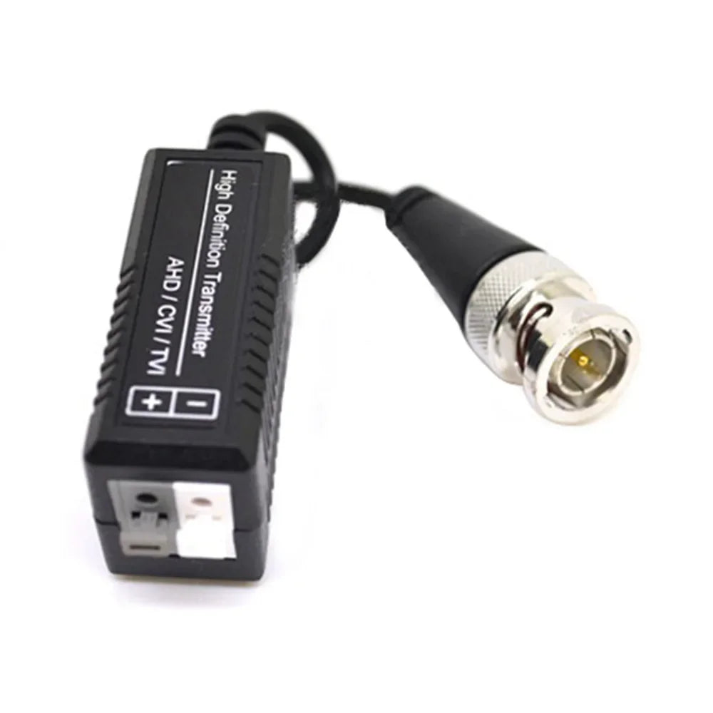 ESCAM HD CCTV Via Twisted Pairs Adapter 720P HD CVI/TVI/AHD Passive Video Balun Male BNC to UTP Cat5/5e/6 Network Camera Qme