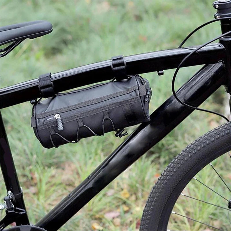 Bike Bag Portable Handlebar Pannier Multi-purpose Waterproof Backpack Qme