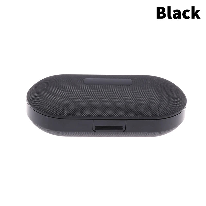 Hearing Aid Case Portable Hard Protective Storage Box Organizer Sound Qme Black