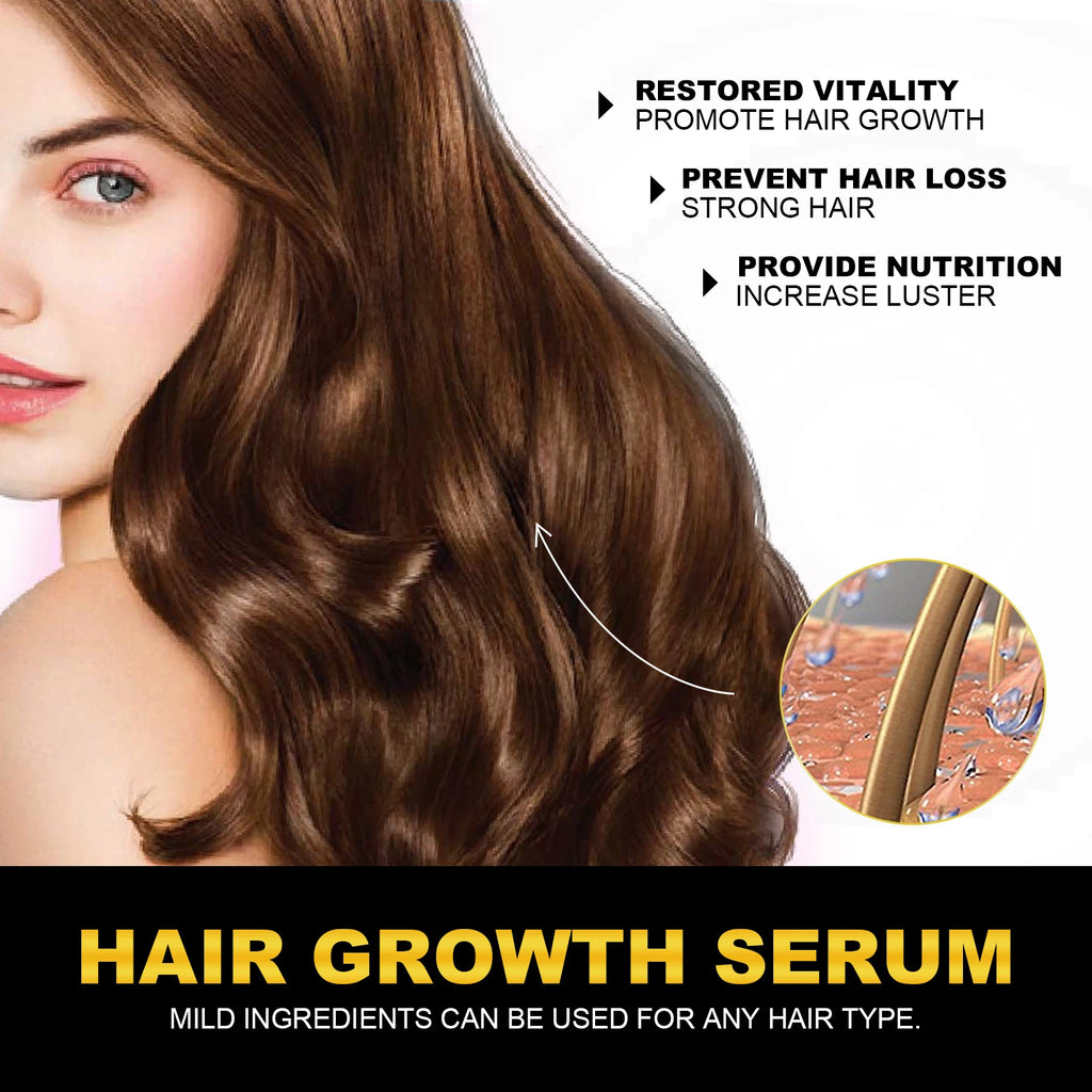 30ml Castor Oil Hair Thickening Essential Oil Nourish Scalp Massage Refreshing Hair Growth Repair Smoothing Hair Care Oil Qme