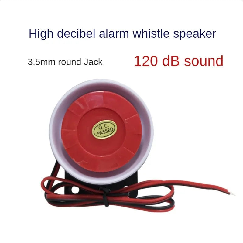 2pcs 220V buzzer alarm, high pitched speaker, anti-theft alarm, piezoelectric warning device Qme