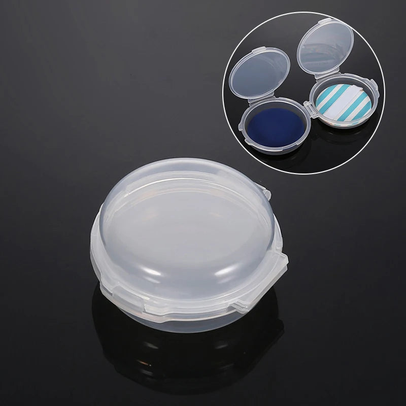 Double-layer Folding Puff Storage Box Moisture-proof Enlarged Qme