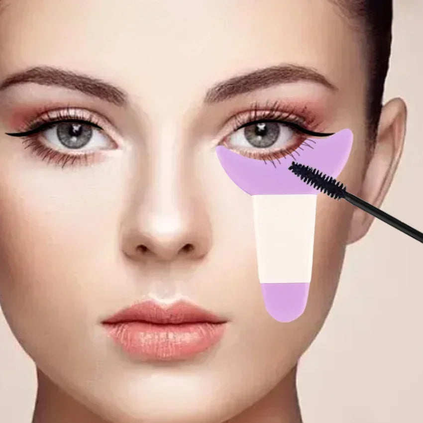 Silicone Eyeliner Stencil Tool Reusable Winged Eye Makeup Guide Qme