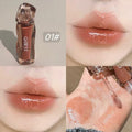 4 Colors New Watery Mirror Lip Glaze Hydrating Lasting Lip Glossy Non-Stick Cup Lipstick Moisturizing Lipgloss Stain Cosmetics Qme 01