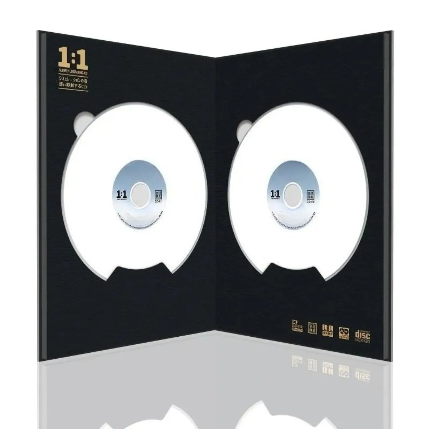 High-Fidelity Test Reference CD Album, Audio Equipment Themed Cover, Multi-Genre Demonstration Track Compilation Qme