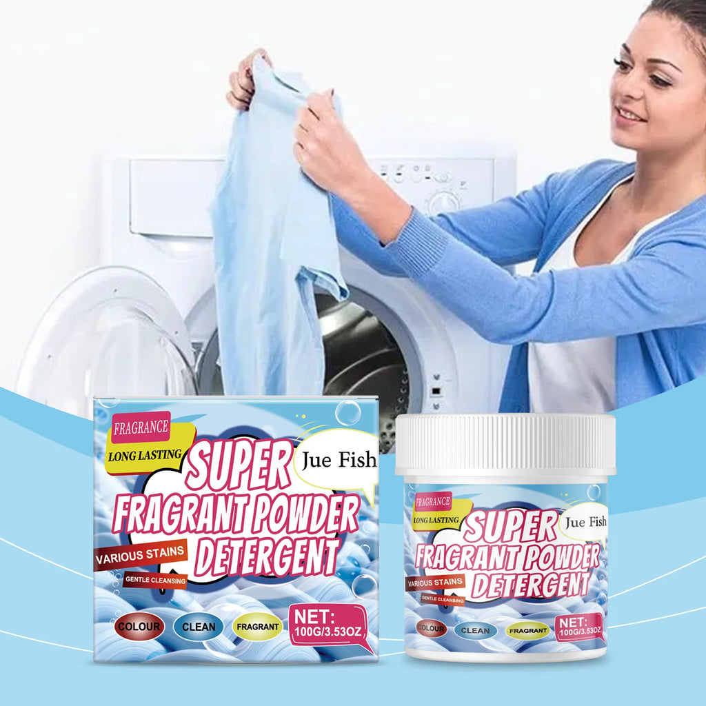 Powerful Laundry Powder Deep Remove Stain Eliminate Odor Lasting Fresh Scent Low Foam Easy Rinse Super Fragrant Powder Detergent Qme