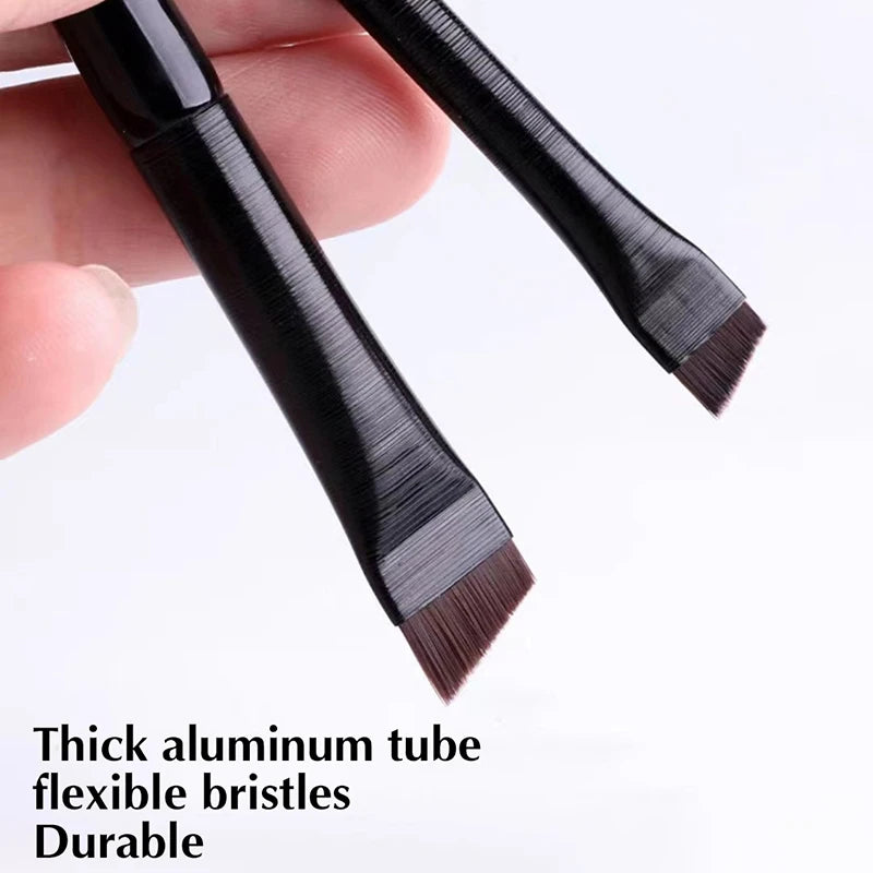 Professional Thin Angled Liner Eye Brush Brow Contour Makeup Brushes Qme