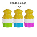 Refillable Sunscreen Dispenser & Roller Applicator - Twistup Container Leak-Proof Dual Compartment Design for Travel Daily Use Qme 1pc Random color