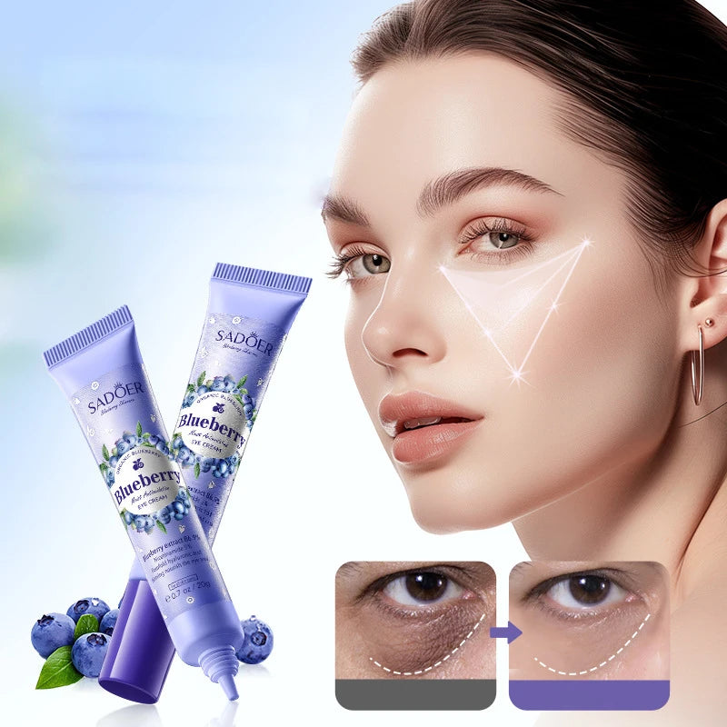 Blueberry Eye Cream Moisturizing Water Locking Firming Skin Care Qme