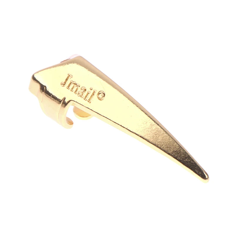Metal Parting Tool Finger Tip Ring Hair Sectioning Braiding Comb Qme Gold