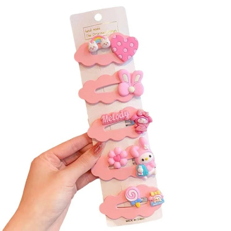 Clow Lee Cartoon Hair Tie Cute Gentle Student-style Clips Accessories Qme