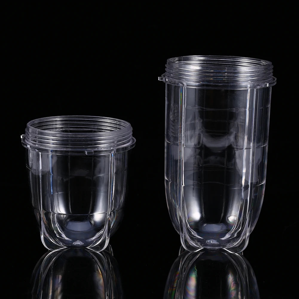Plastic Transparent Blender Juicer Replacement Cup Tall or Short Mug Mixing Cup Replacement Parts for Kitchen Blender Qme