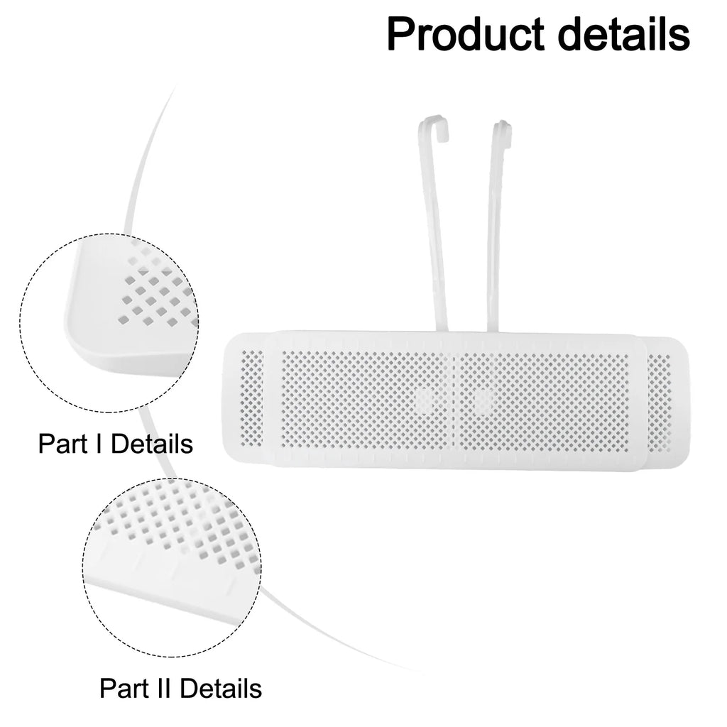 Wall Mounted Air Deflector For Air Conditioning With Adjustable Retractable Baffle To Reduce Direct Cold Air Exposure Qme