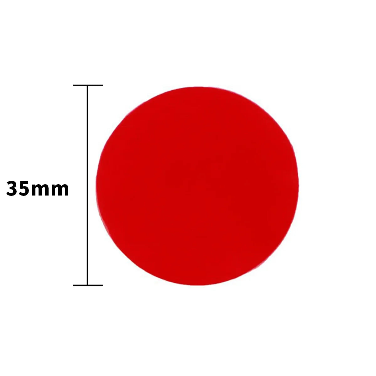 Acrylic Double Sided Tape Pads Waterproof No Trace Super Strong Self Adhesive Stickers for Car Home Qme Round 35mm 50pcs