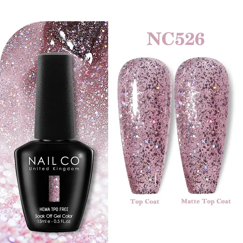NAILCO Green Series Dark Gel Nail Polish Lasting Hybrid Base Matte