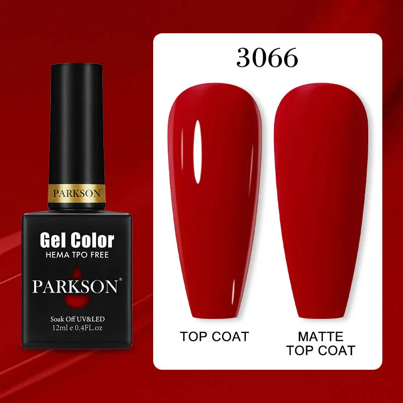 Parkson Colorful Nail Gel Polish Lacquer Soak Off UV LED Long Lasting