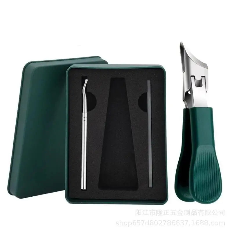 1 Large Opening Nail Clipper Slanted Tip High-end Anti Splash Single Qme A