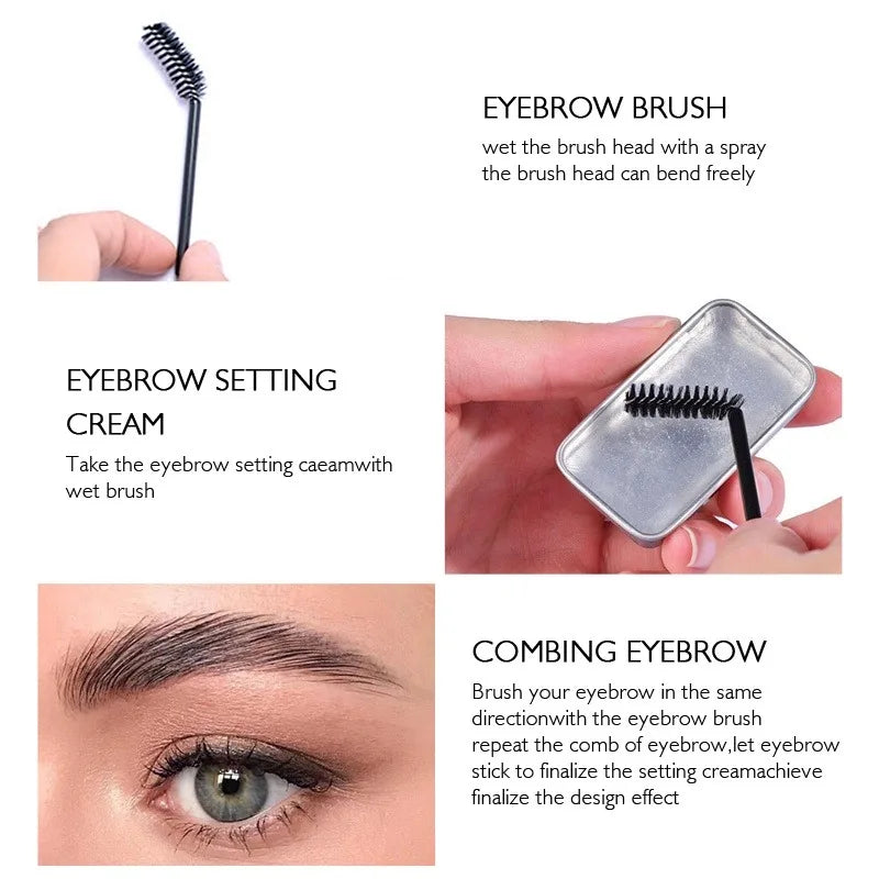 Newbie Must-have Eyebrow Shaping Wax Gel Waterproof Natural Qme