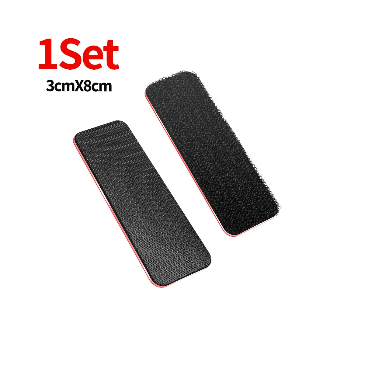 High-Adhesion Hook & Loop Pads Self-Adhesive Backing for DIY Floor Pads High Adhesion Heat-Resistant Hook and Loop Fasteners Qme 1set-3cmX8CM