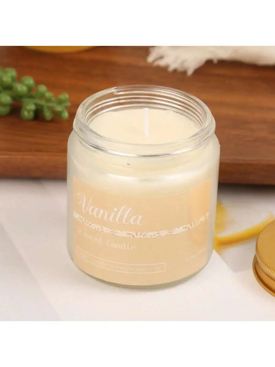 Scented Candles Canned Long-lasting Fragrance Essential Oil Suitable Qme Vanilla