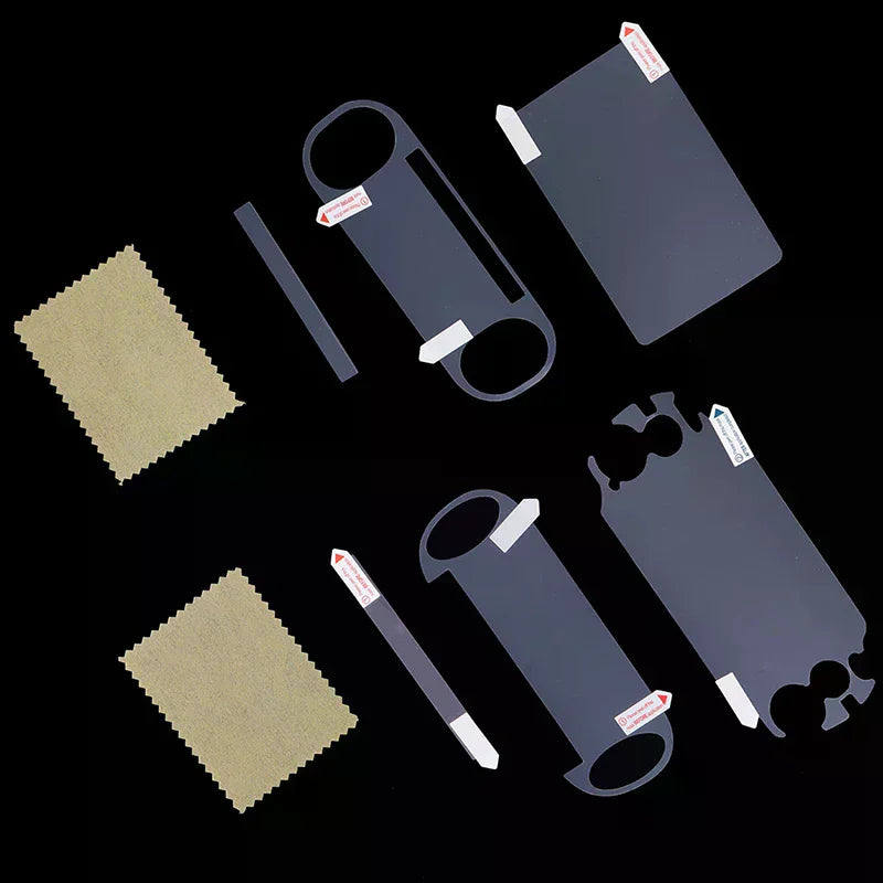 Front Back Screen Protector Film PS Vita PSV1000 2000 Transparent Qme
