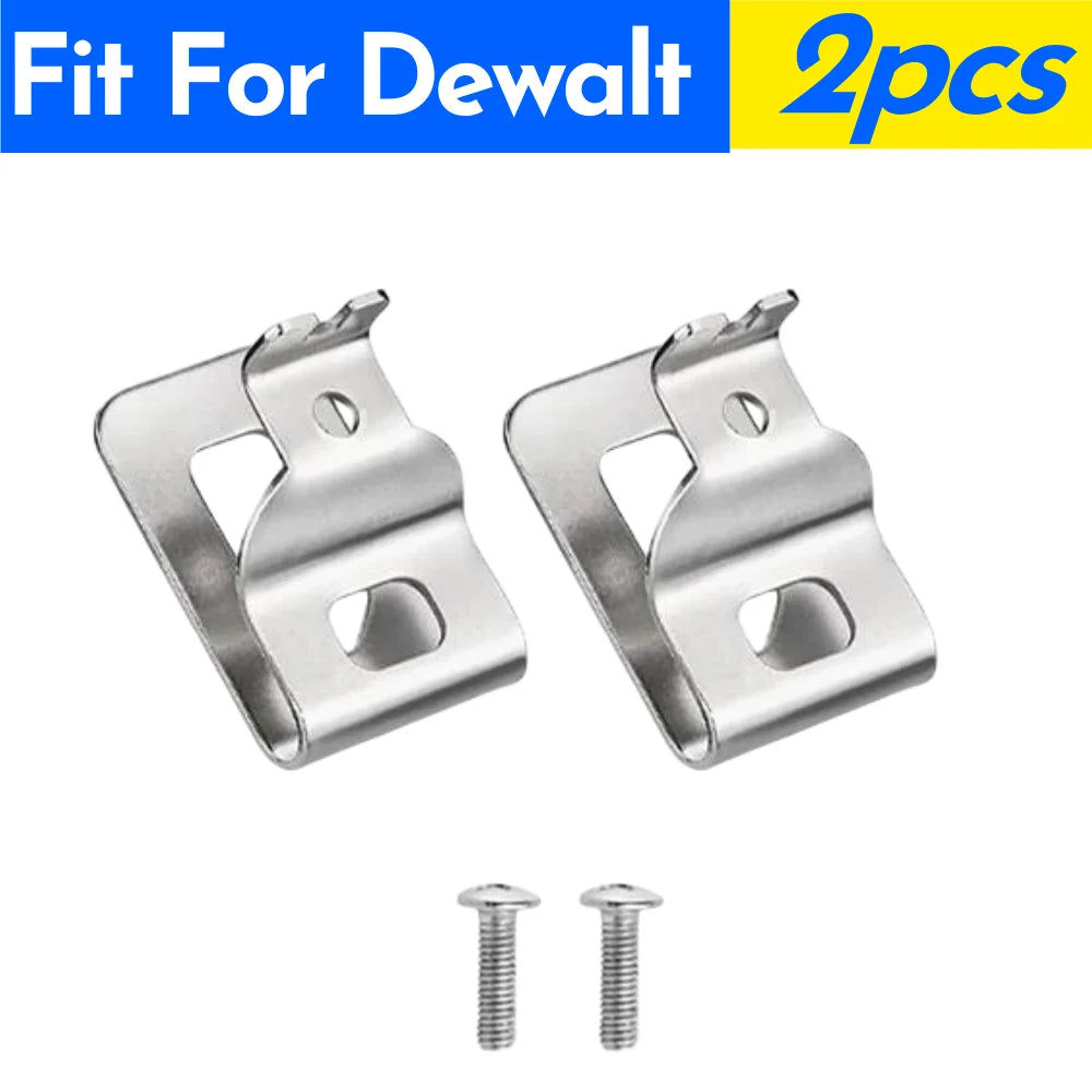 2-6PCS Electric Drill Belt Hook Cordless Drills Wrench Holder Clip Hooks Tool Fit for Dewalt/Makita/Milwaukee Impact Drills Tool Qme For Dewalt 2pcs