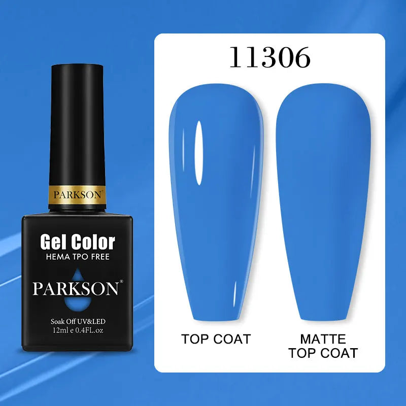 Parkson Colorful Nail Gel Polish Lacquer Soak Off UV LED Long Lasting
