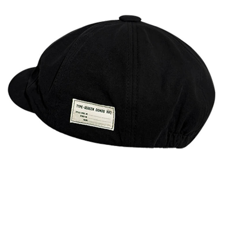 Retro Trendy Forward Hat Versatile Painter Face-slimming Autumn Beret Qme