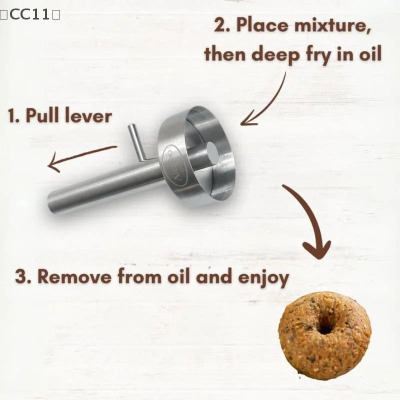 CC11Falafel Spoon Hole Professional Stainless Steel Food Grade Qme