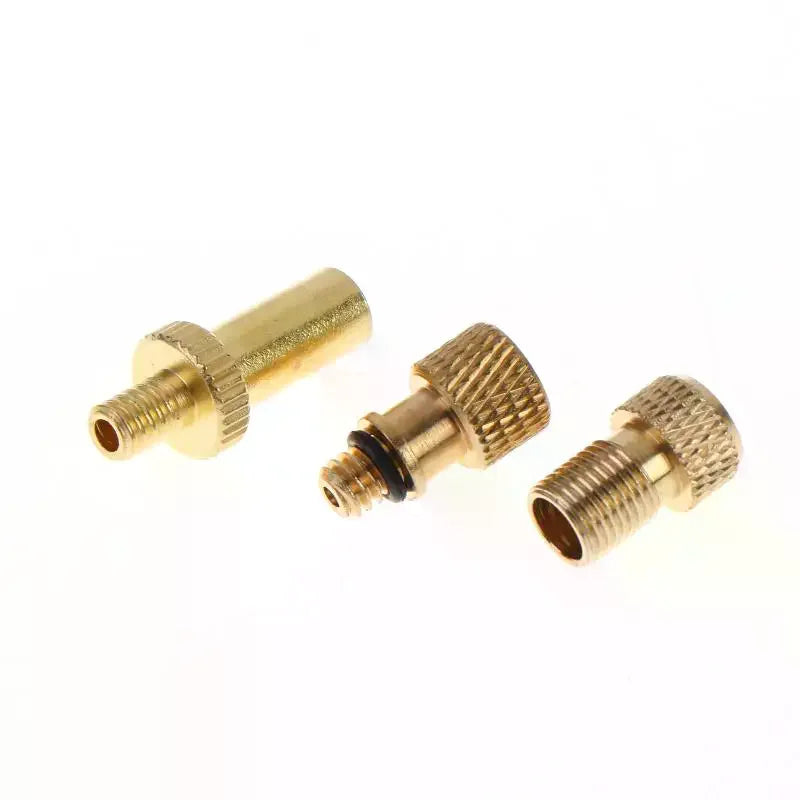 Universal Brass Bicycle Valve Adapter Presta Schrader Dunlop Qme