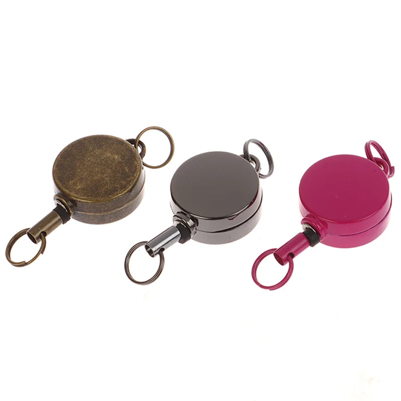 Stainless Steel Wire Rope Key Holder Outdoor Keychain Tools DIY Qme