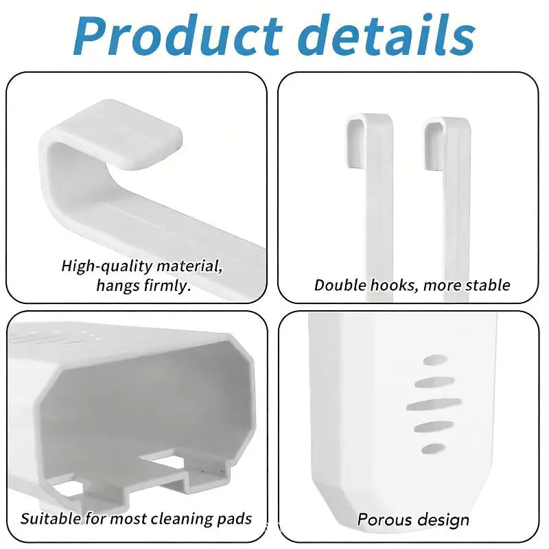 1Pcs Toilet Tank Cleaning Tablet Holder 3.7 X 2.9x 0.7'' Toilet Bowl Tablet Hanging Organizer For Universal Toilet Cleaner Caddy Qme