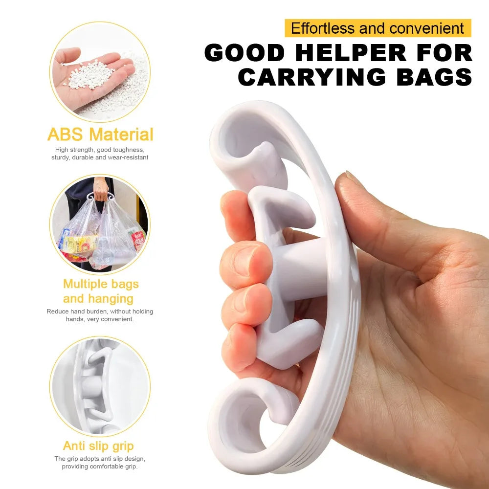 Portable Shopping Bag Storage Organizer Bag Grips Multi Functional Labor-saving Lifting Device Carry Household Bag Handle Gadget Qme