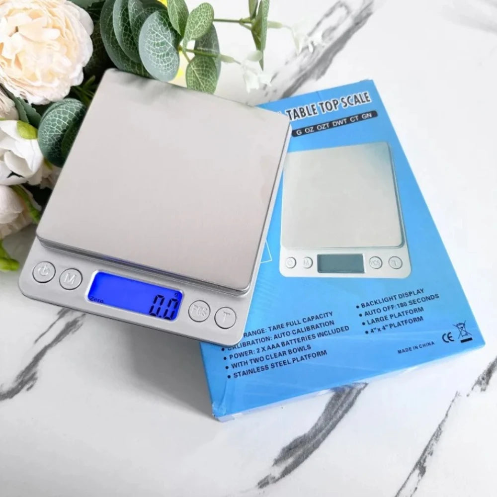 High Precision Electronic Digital Kitchen Scale Professional Coffee Weight Balance for Baking Measuring Kitchen Gadgets Qme